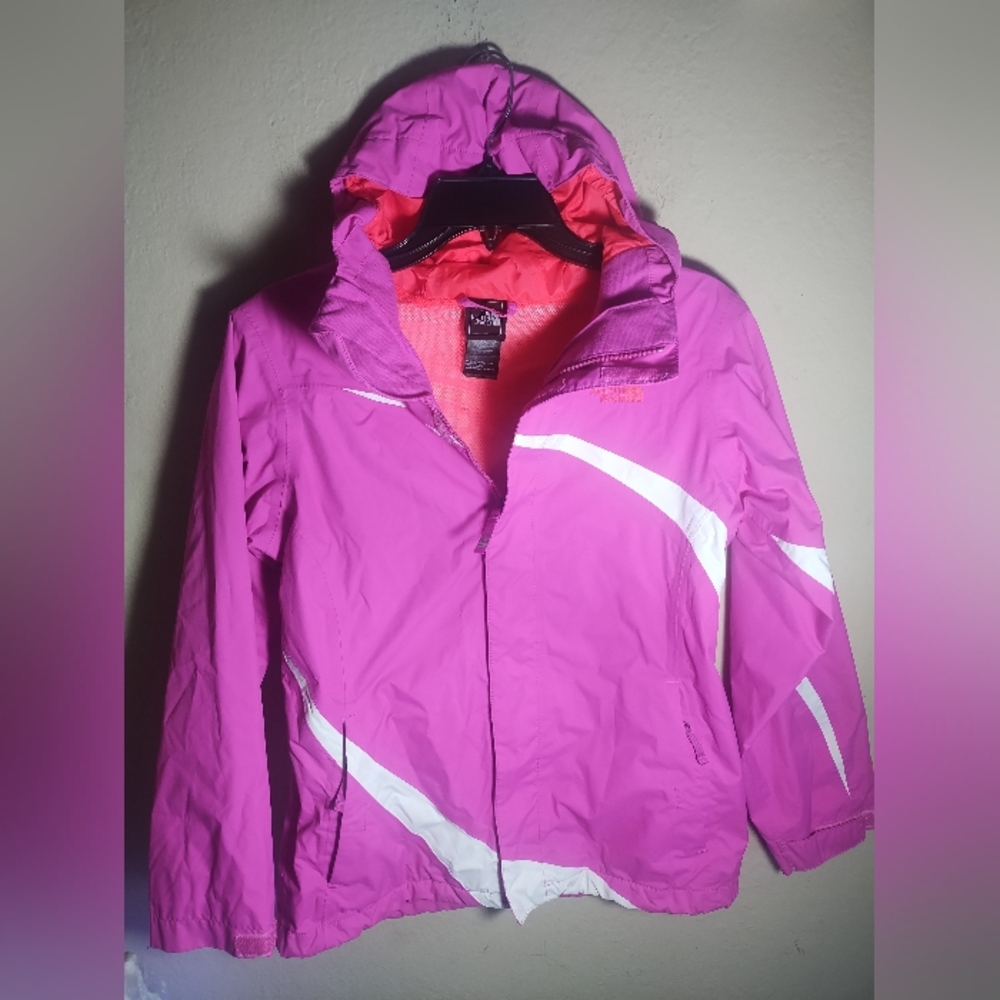 The North Face Hyvent Jacket Girls L Rain Coat